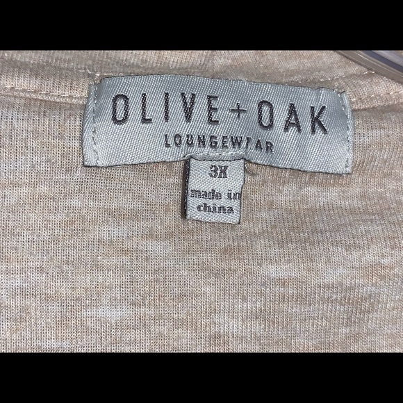 Olive & Oak Beige Cardigan Sweater (size 3x) - Picture 6 of 8